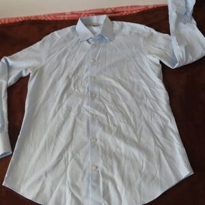 Suitsupply Traveller tryonslimfit blue Cotton Size 42 16 1/2 Shirt